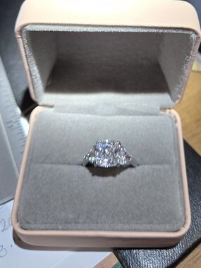 Sparkling Sterling Silver 3 Carat CZ Ring 8